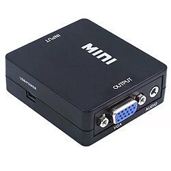 Convertisseur HDMI vers VGA avec Audio