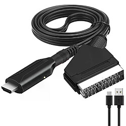 Câble de Conversion Scart vers HDMI - 1M