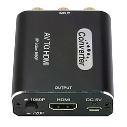 Adaptateur Composite 1080P RCA AV vers HDMI