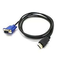 Avis Câble HDMI vers VGA avec adaptateur audio - 1 M/10 M - 1080P HD