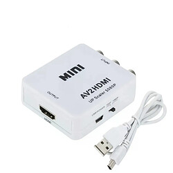 Convertisseur AV vers HDMI 1080p - Noir