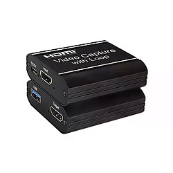 Carte d'acquisition HDMI 4K - Noir