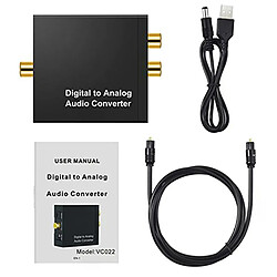 Convertisseur Optique Aux RCA 3.5mm