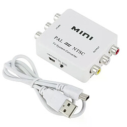 Boîtier de connexion vidéo PAL à NTSC bidirectionnel