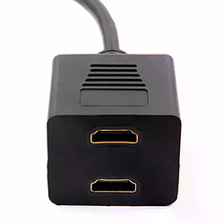 Câble HDMI 1 en 2 entrées et sorties