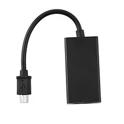 Adaptateur Micro USB vers HDMI - Noir