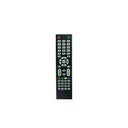 Télécommande TV pour Erissa AL46D Télécommande de remplacement pour TV Erissa - Infrarouge - Compatible UHD/LED/LCD - Fréquence 433 MHz - Modèle AL46D - Boutons complets - Piles AAA non incluses