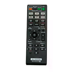 Télécommande de remplacement RM-ADU078 pour Sony Home Cinéma