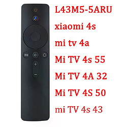 Télécommande Xiaomi Mi TV Télécommande pour Xiaomi Mi Smart TV - Bluetooth - Commande vocale - Modèle MI TV