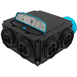 groupe vmc - hygrogenius flex - simple flux - hygroréglable - atlantic 412283