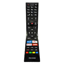 Télécommande de remplacement RM-C3338 pour JVC TV