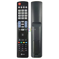Télécommande originale pour LG TV - Modèles variés Télécommande TV - Modèles 32LD428 à 32LD559 - IR - 433 MHz - ABS - Noir