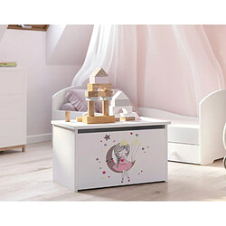 Avis 1001jouets Coffre à jouets Diane Lune - Rose