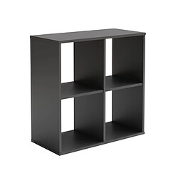 1001jouets Étagère cube Loni 2x2 - Noir