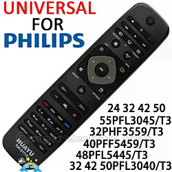 Télécommande de remplacement pour TV Philips