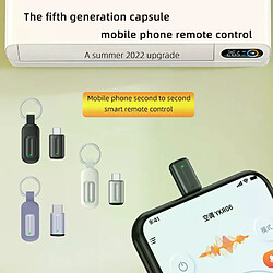 Télécommande infrarouge universelle smartphone - Noir