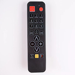 Télécommande le rétro-éclairée Télécommande le pour TV/DVD/HIFI - 21 touches - Rétroéclairage - IR