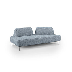 Divani.store canapé modulable 2 places - Bleu