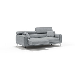 Divani.store Canapé Caravaggio 3 places - Gris clair