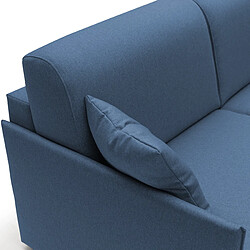 Acheter Divani.store Evans Canapé lit convertible T13 169 cm - Bleu