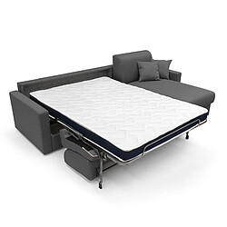 Divani.store Chris Canapé d'angle - Anthracite