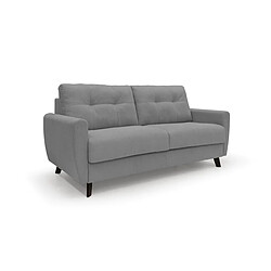 Divani.store Callisto Canapé lit convertible T02 - Gris