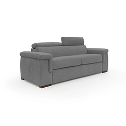 Divani.store Giunone Canapé convertible - Gris