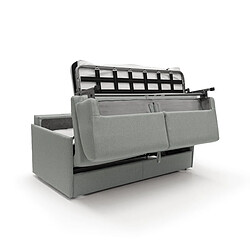 Divani.store Canapé convertible 3 places - Gris pas cher