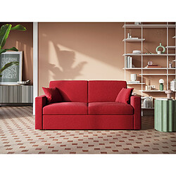 Divani.store Kansas Canapé lit convertible T13 192 cm - Bleu pas cher