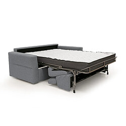 Divani.store Avalon canapé convertible - Gris