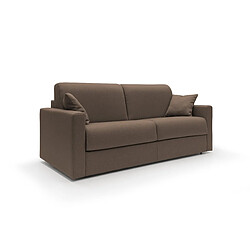 Divani.store Canapé convertible 2 places - Brun