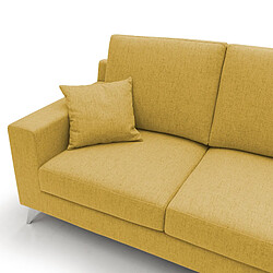 Avis Divani.store Canapé droit Michael - Jaune