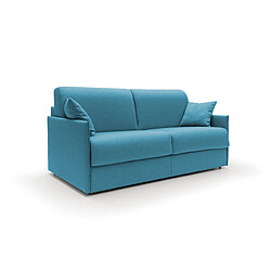 Divani.store Canapé convertible 2 places - Bleu ciel