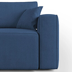 Acheter Divani.store Canapé droit 3 places - Bleu