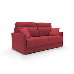 Divani.store Margot Canapé lit convertible - Rouge