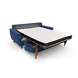 Divani.store Canapé convertible 2 places - Bleu