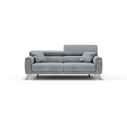 Divani.store Canapé Caravaggio 3 places - Gris clair