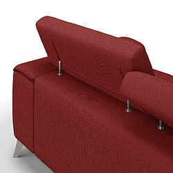 Acheter Divani.store Canapé droit relax 4 places - Rouge
