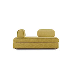 Divani.store Canapé modulable convertible - Jaune