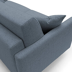 Acheter Divani.store Edgar Canapé lit convertible - Bleu