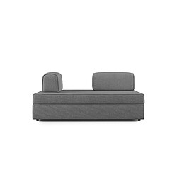 Divani.store Canapé modulable 2 places - Gris