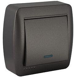 Solera Interrupteur va-et-vient lumineux - Noir