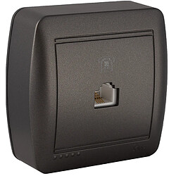 Solera Prise téléphonique RJ11 - Noir