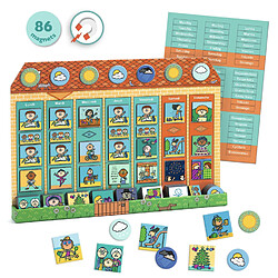 Djeco Jeu éducatif Ma semaine - 86 magnets