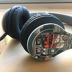 Akashi Casque Modèle London - Noir pas cher