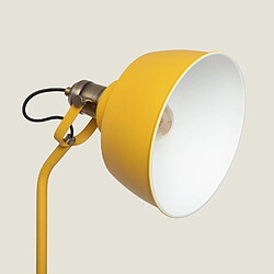 Acheter Ledkia Lampadaire métal Luise - Jaune