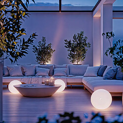 Ledkia Sphère LED Solaire 25cm 3000K Blanc chaud