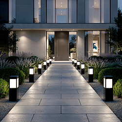 Ledkia Balise Solaire LED Kenya avec Détecteur Radar 3000K Blanc chaud