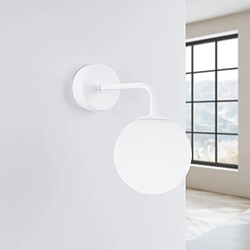 Sollux Applique Globe Minimaliste - Blanc