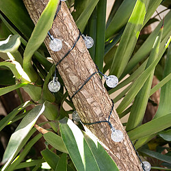 Acheter Ledkia Guirlande LED Extérieure Solaire 30 Boules 5m - RGB